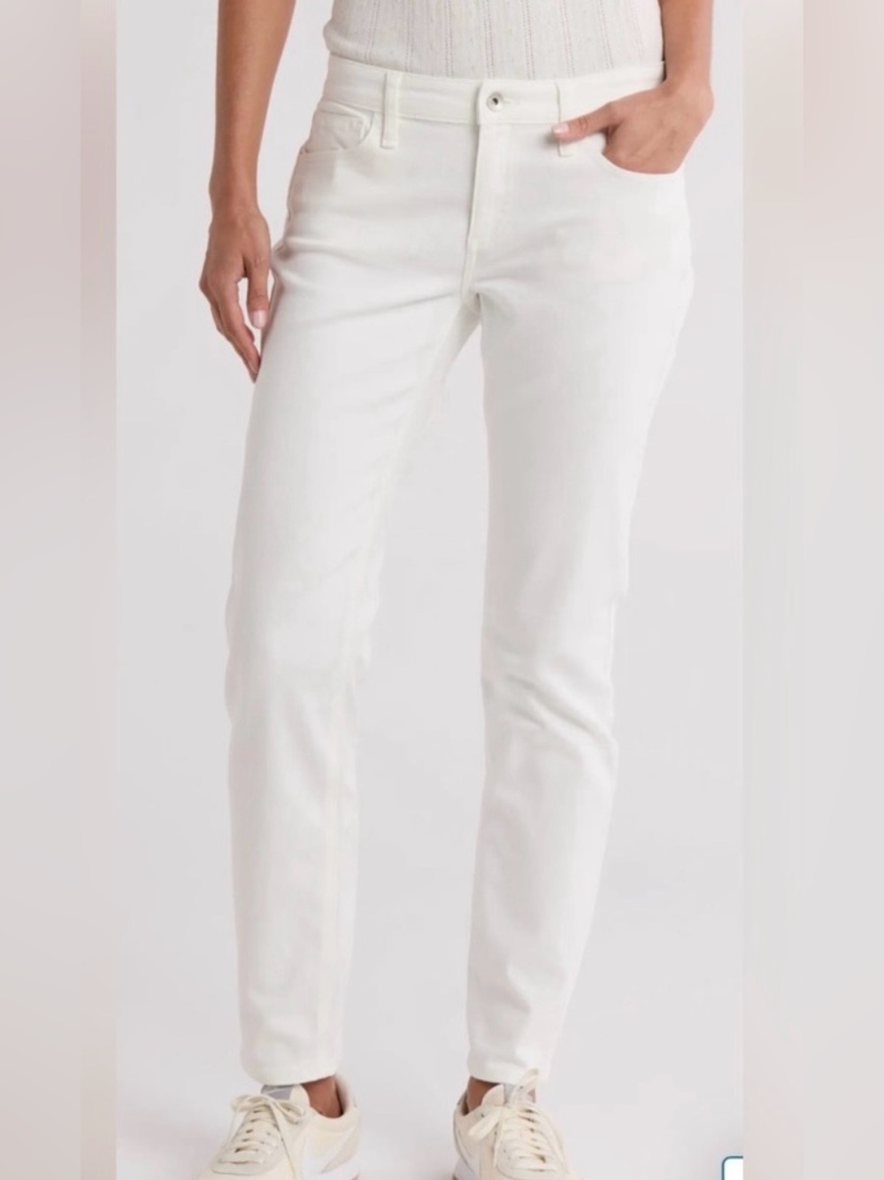 rag & bone Dylan low rise boyfriend White Women's Jeans 27 - Picture 2 of 10